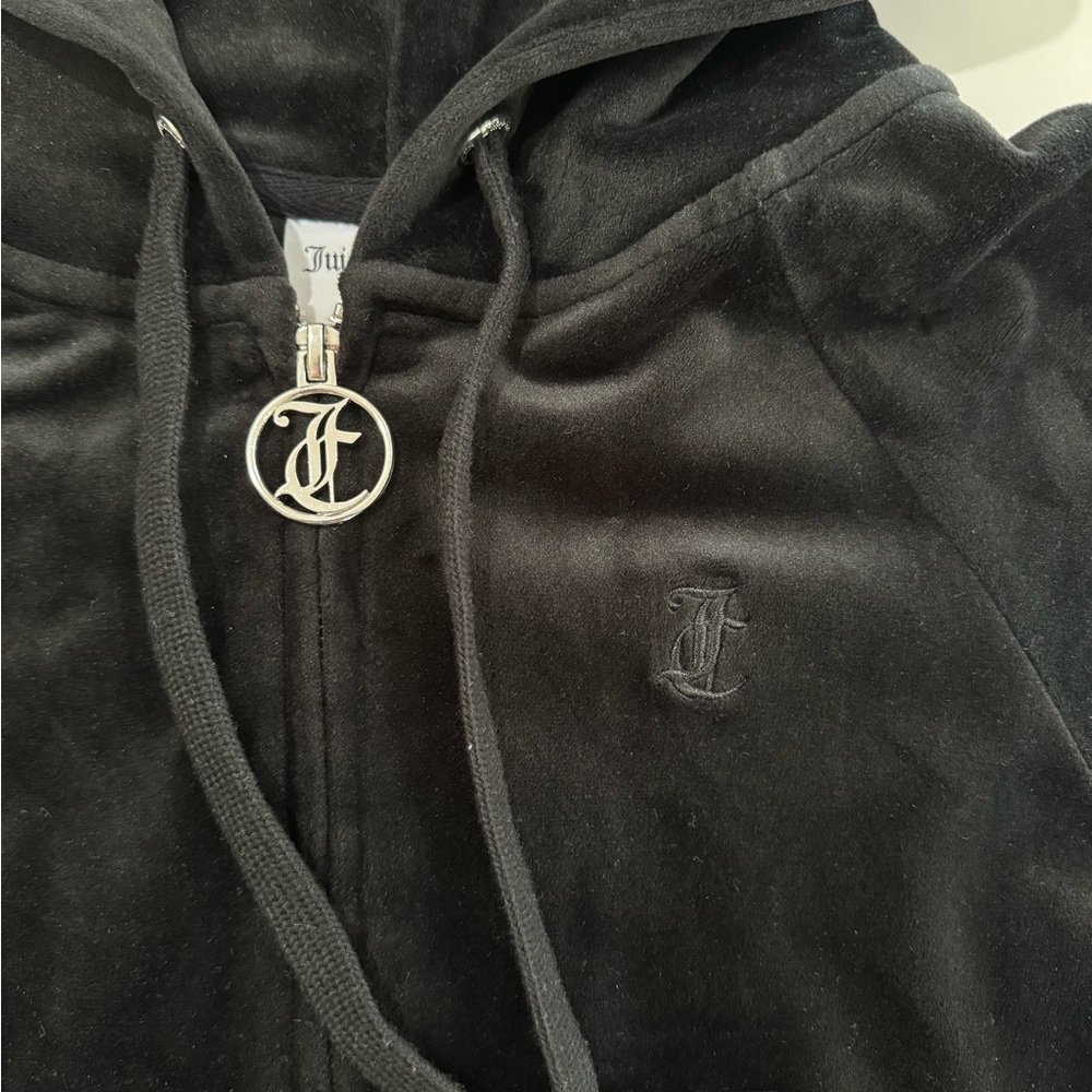 Juicy Couture OG BIG BLING VELOUR HOODIE - Picture 3 of 4